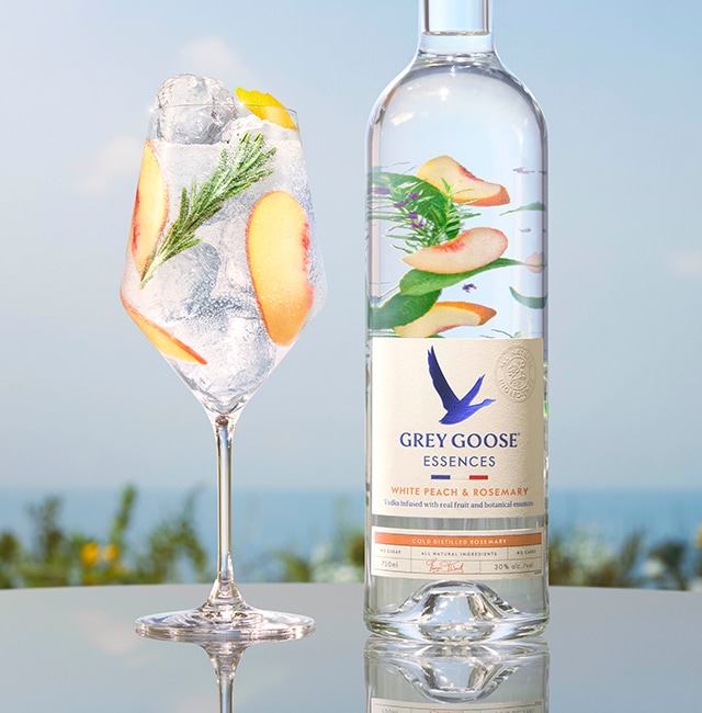 White Peach Rosemary & Soda
